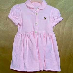 Pink Ralph Lauren infant dress. 6 months.